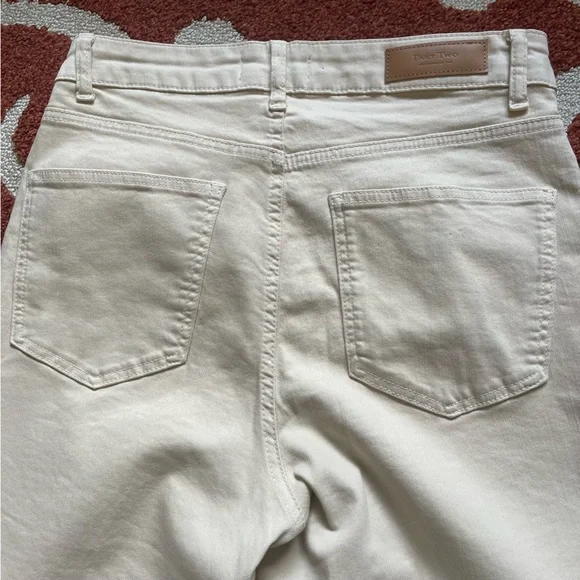Part Two High Rise Cream Jeans - Picture 5 of 8
